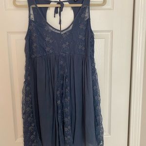 Abercrombie & Fitch Blue Mini Dress